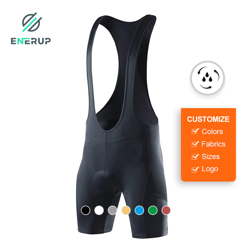 Enerup Custom Quick-Dry PRO Cycling Jersey and Shorts Breathable Short Sleeve Bib Tights with Pockets for Cycling Enthusiasts