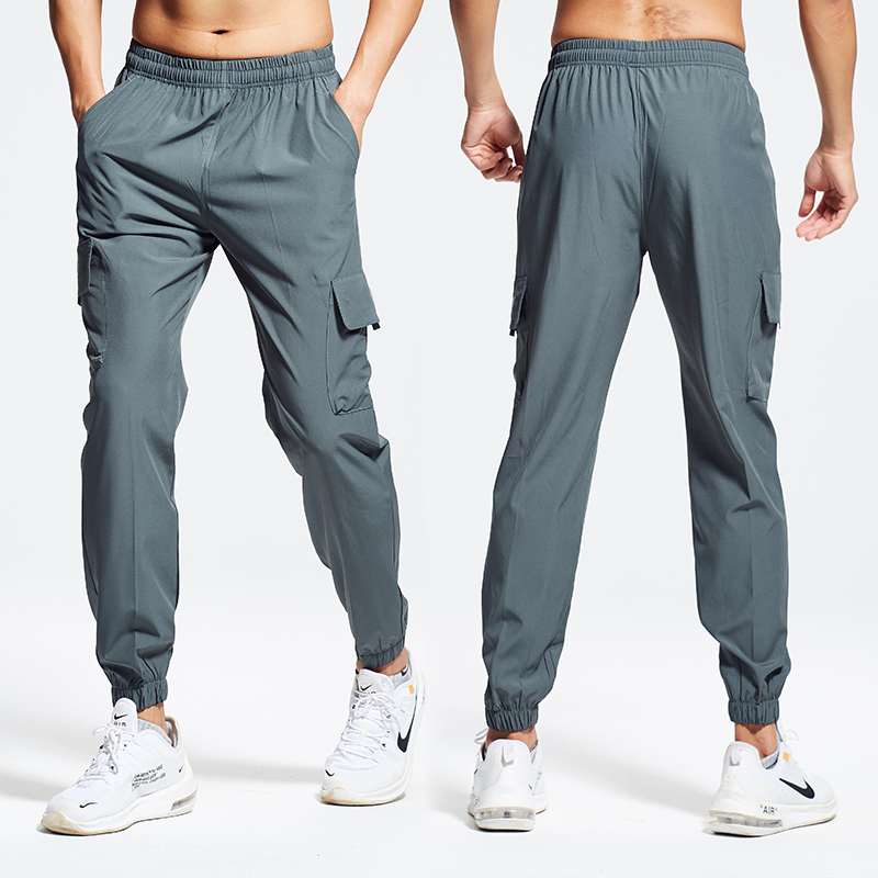 Wholesale Men's Trousers Cargo Jogger Polyester Spandex Outdoor Casual Sweatpants Track Running Pants Men