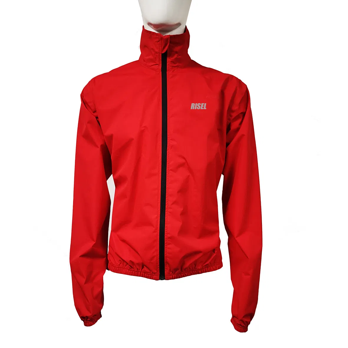 Thermal Chemical Fiber Blended Polyester Windproof Cycling Clothing with Embroidered Lettering Jacket