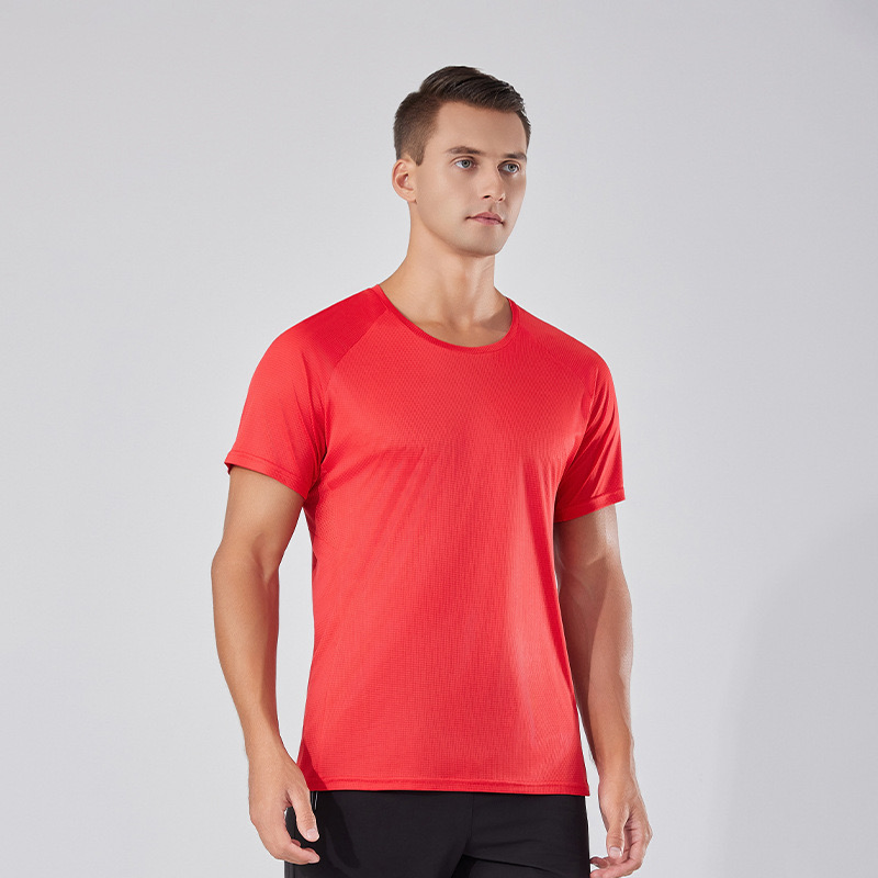 Wholesale New Active Quick Dry Mens and Womens Matching Short Sleeved Workout T Shirt, Moisture Wicking Mesh Athletic Tee Shirts for Men