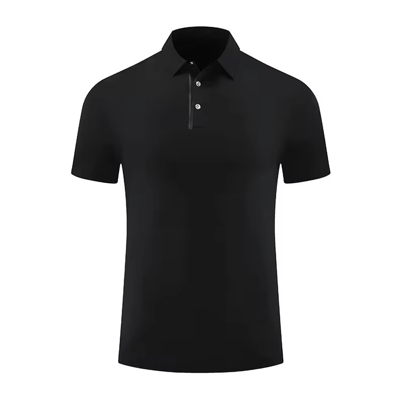Athletic Quick Dry Polo Shirt Golf Fitness Workouts Sweat-Wicking Golf Tennis Sports Men T Shirt
