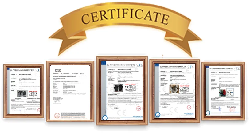Certificates
