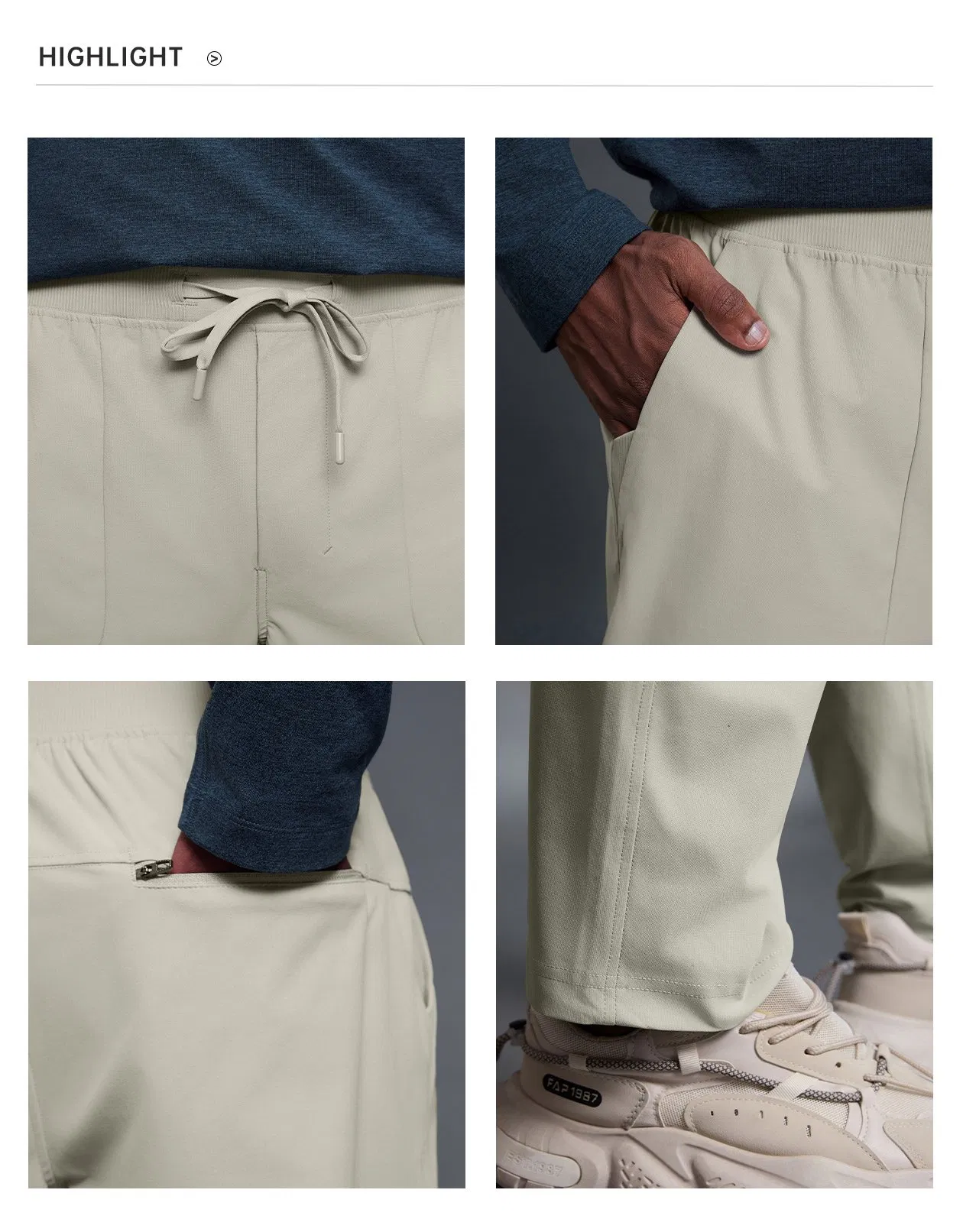 Gym Clothes Drawstring Clothes Man Trouser Track Sports Pants Men