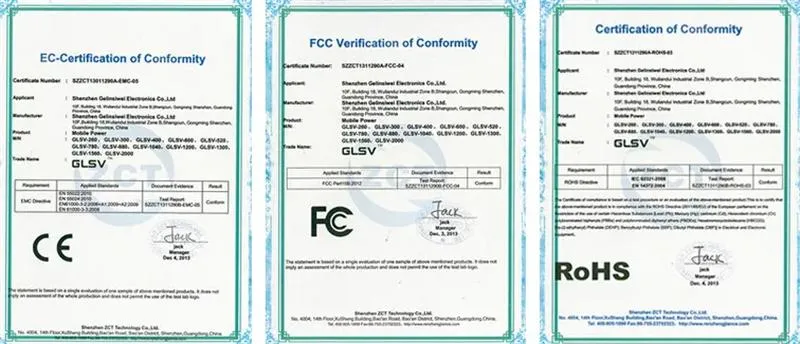 Quality Certificate 1
