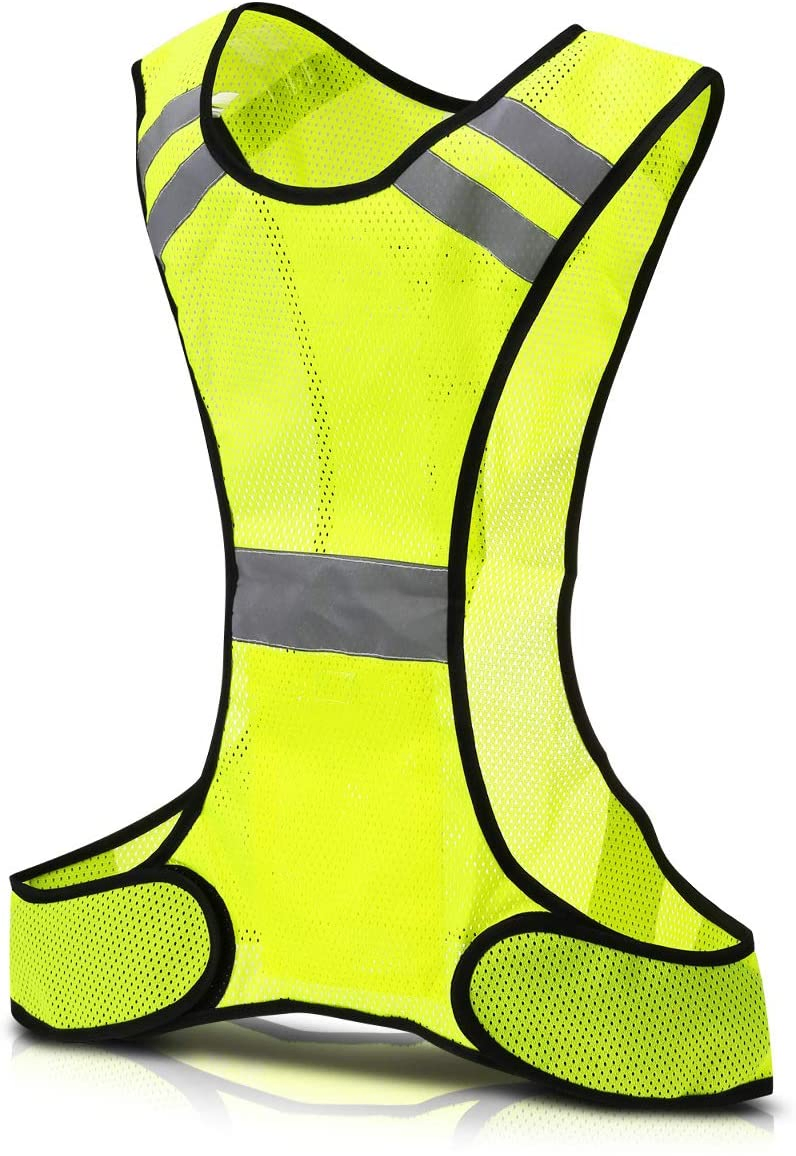 LED Adjustable Walking Cycling Signal Safety Vest Quality High Visibility Warning Safety Vest Light Quality LED Safety Reflective Vest