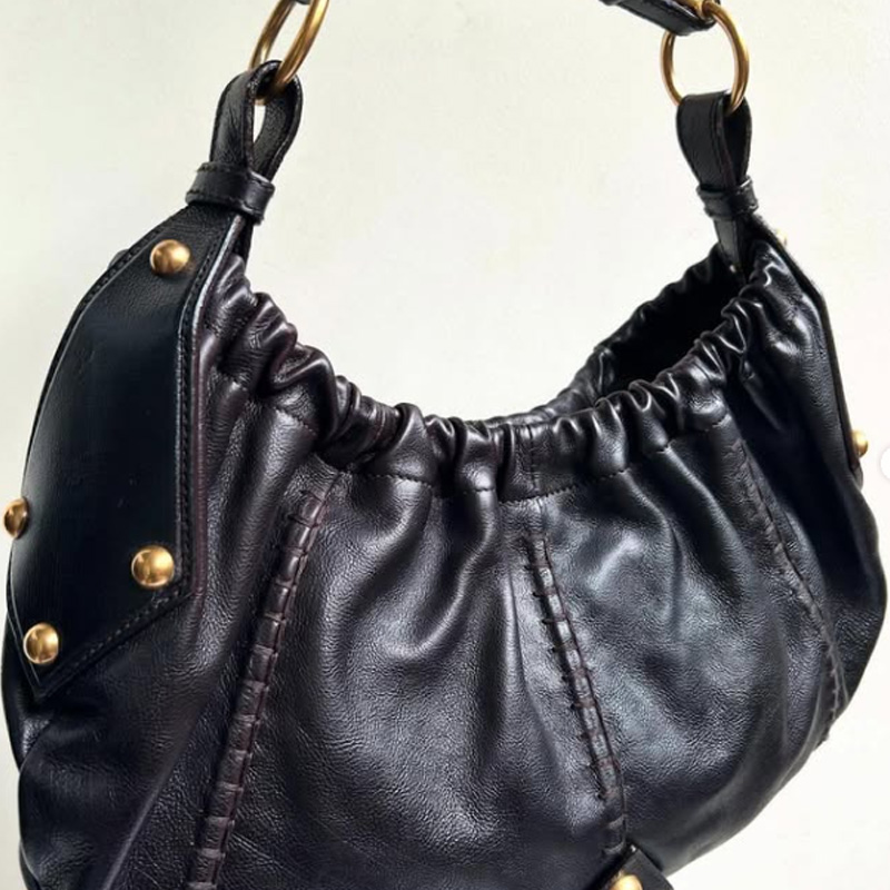 Custom Straw Retro Durable PU Leather Personalized Drawstring Private Label Reusable Double Shoulder Travel Women Handbag