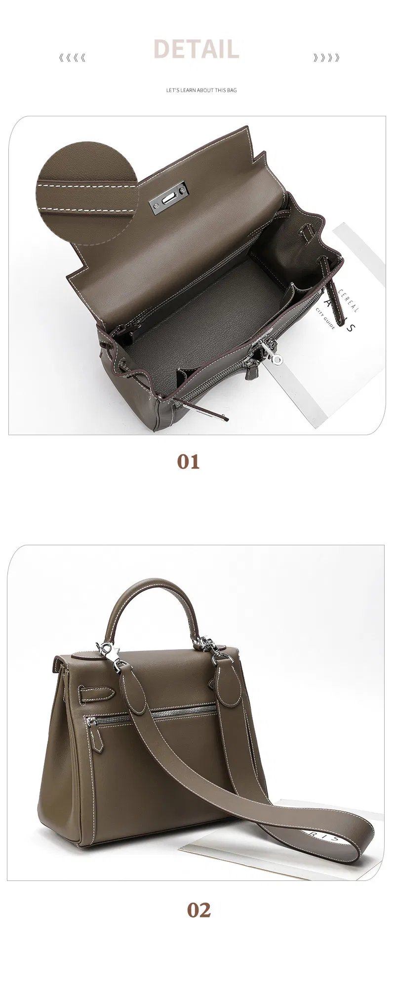 Emg7090 Ladies Logo Big Hand Crossbody Kelly Branded Bags Luxury Women Female Famous Brand Inspired Designer Bag