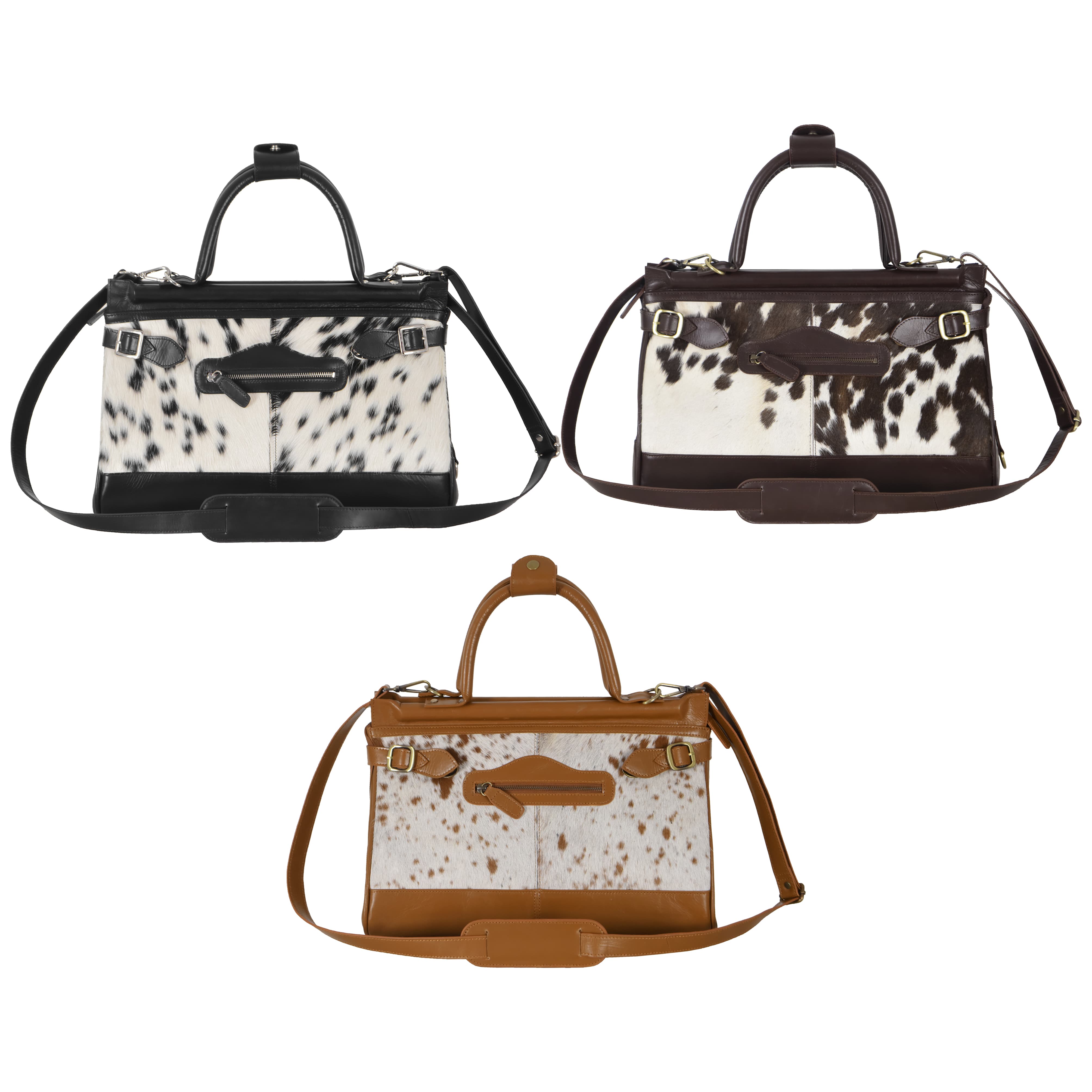 8080 Black Fur Ladies Bag Detail