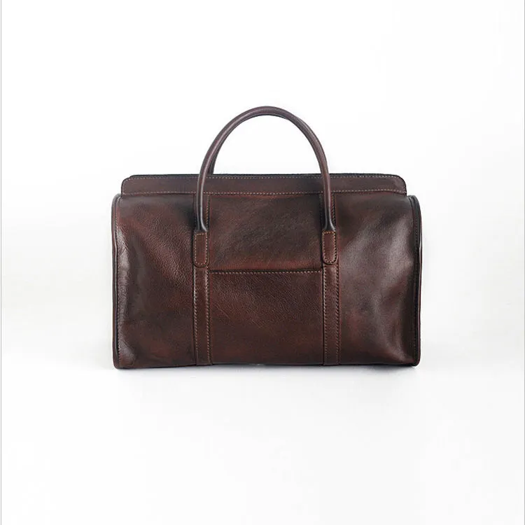 Vegan Leather Tan Colour Duffle Bag for Men Travel Bags