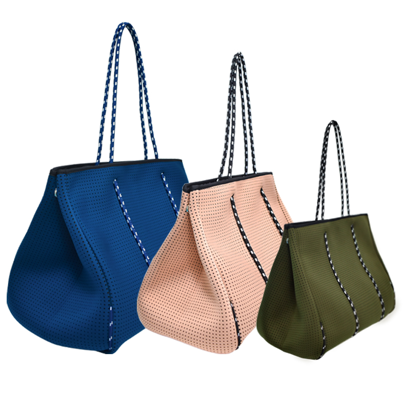Designer Handbags Famous Brands Ladies Private Label Hand Bag Waterproof Neoprene Tote Bags Custom Shoulder Bag