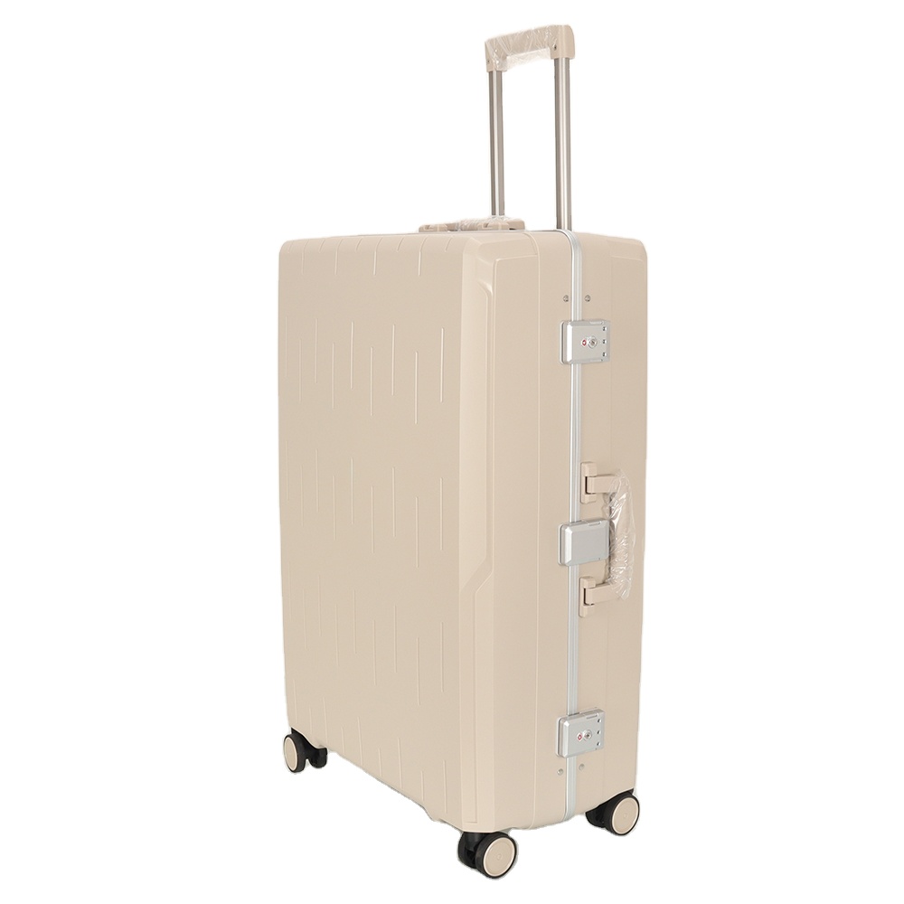 3-Piece PP Lock Luggage Bag Unbreakable Suitcase Set Zipless Polypropylene Suitcase Collection
