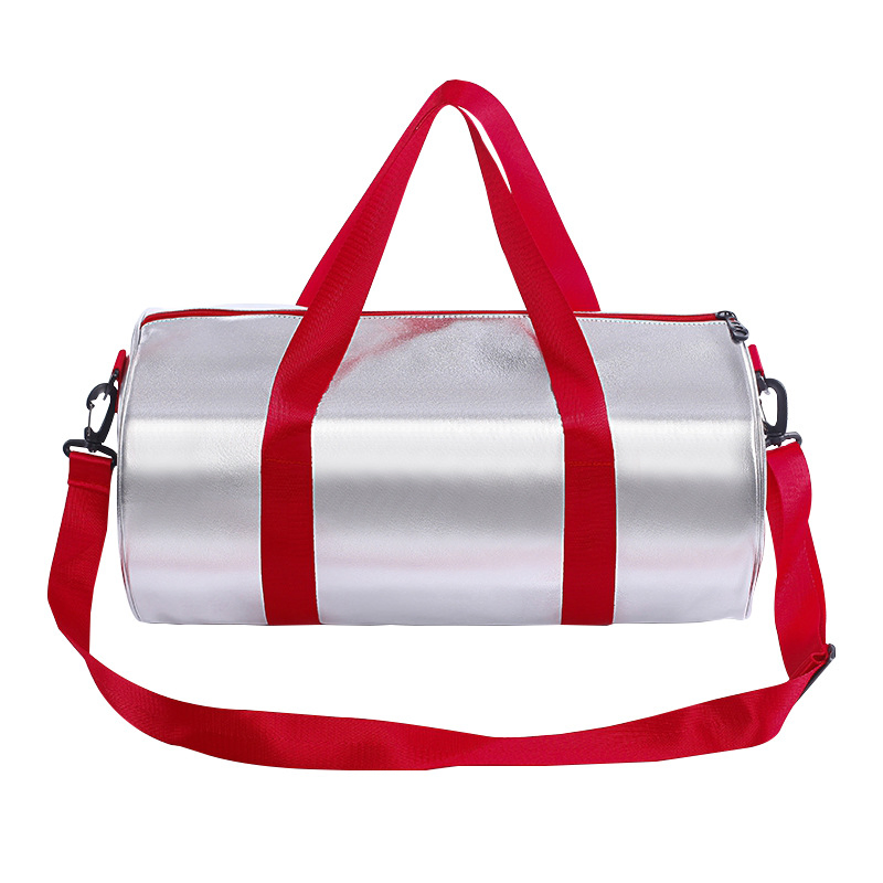 SJ-JB2027 Custom printed logo waterproof PU travel sports bag Men's shoulder bag