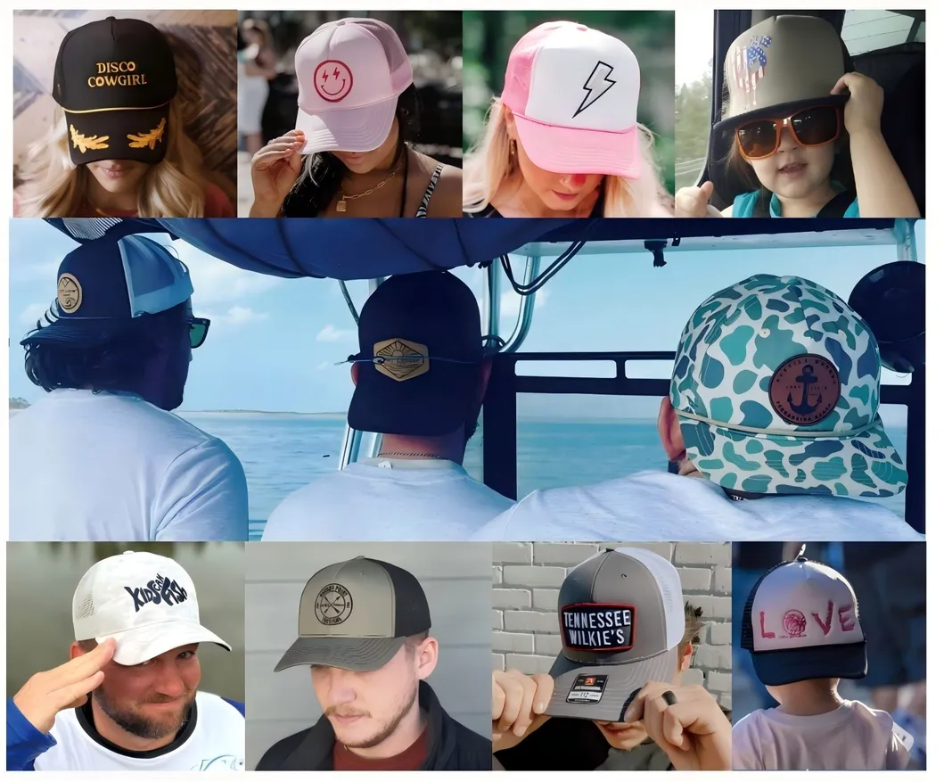 Custom Snapback Hat Close Up