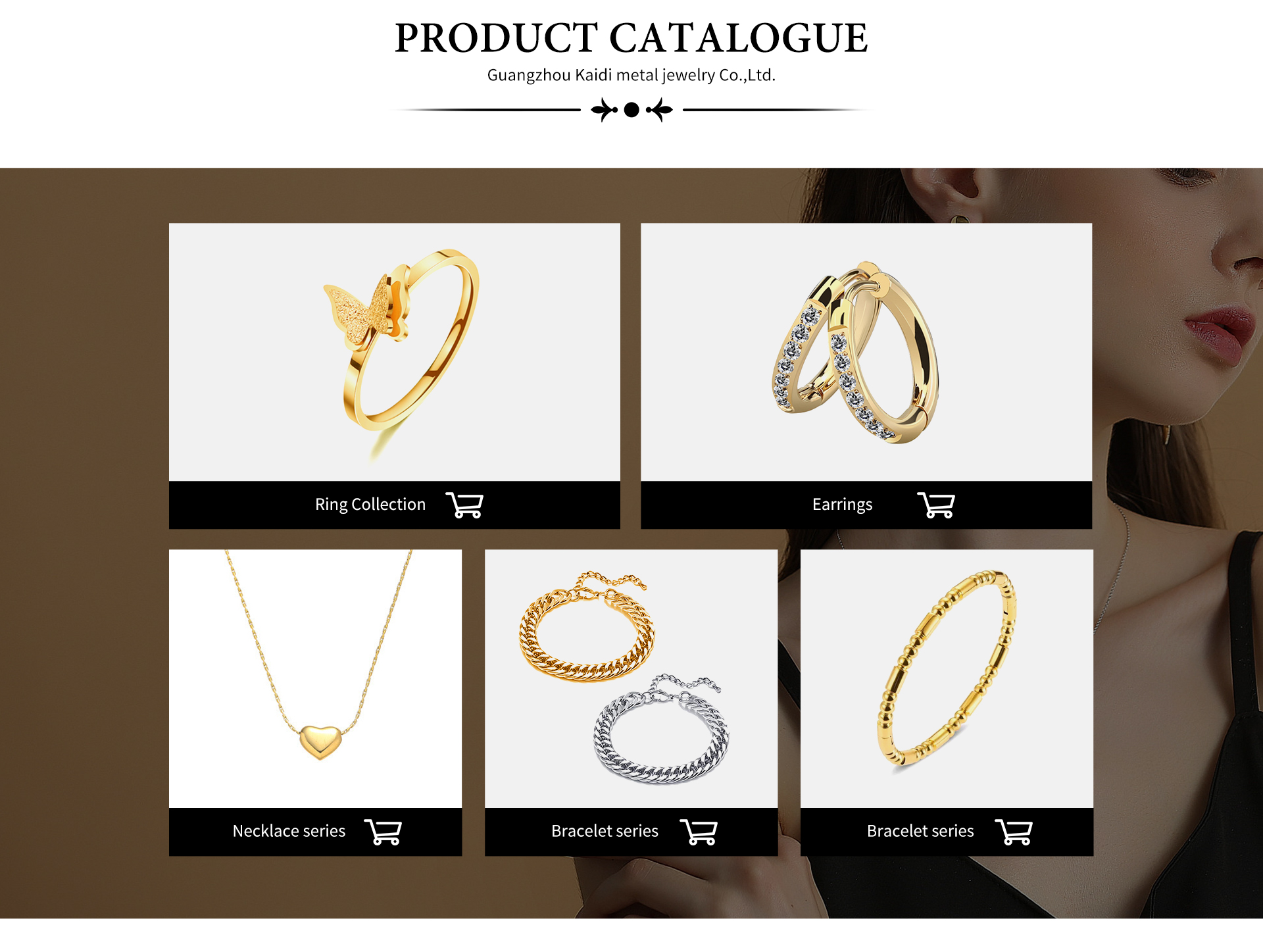 Jewelry Collection Menu