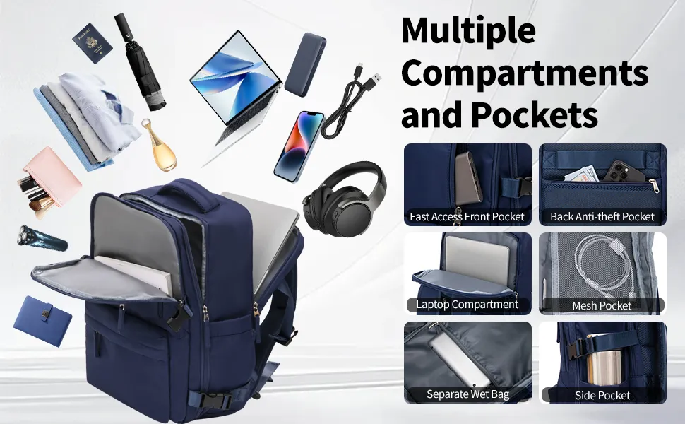 Underseat Casual Sports Backpack Display