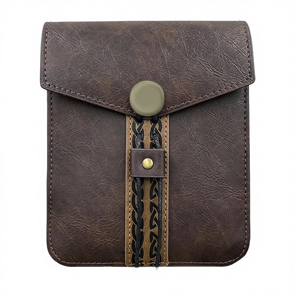 Genuine Cowhide Leather Medieval Style Waterproof 17L Capacity OEM/ODM Lightweight Buckle Closure Handbag 3-Year Warranty