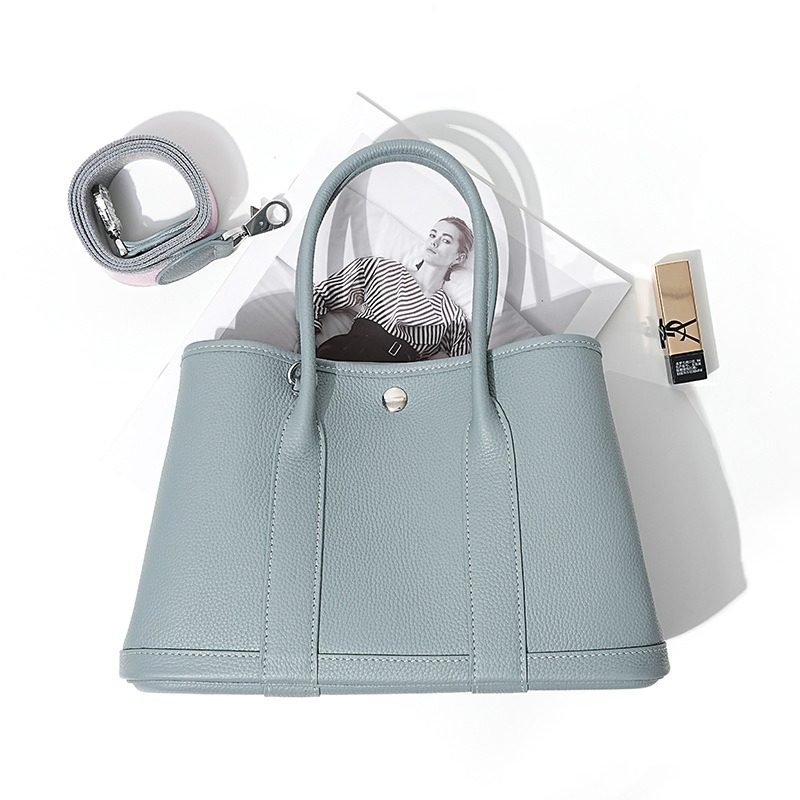 Botanical Inspired Leather Tote Bag - Understated Luxury, Roomy Yet Structured for The Modern Professional Woman