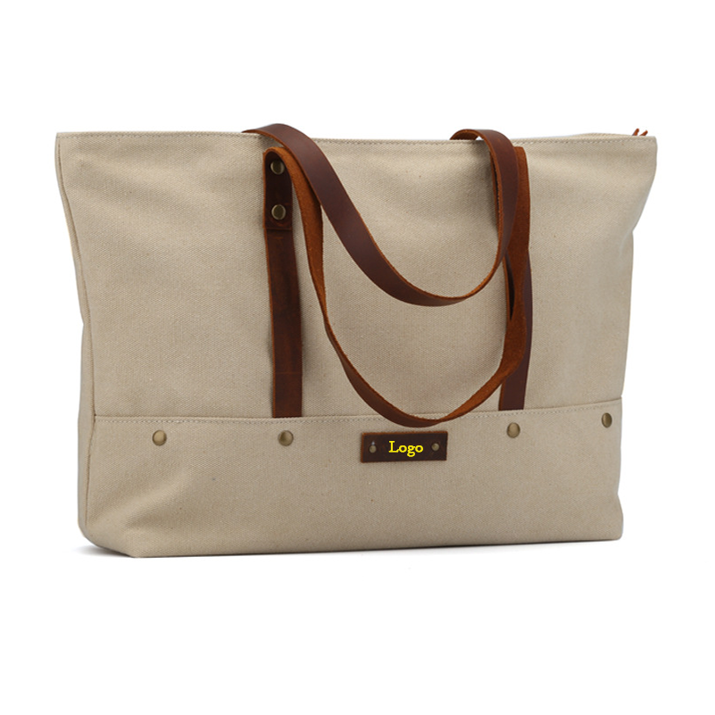 Custom Manufacturers wholesale Women's Fashion Designer Canvas Durable Promotional Tote Bag