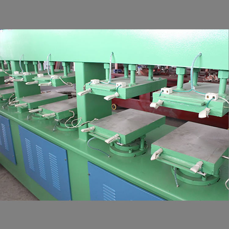 Industrial 4-Station Hot Forming Machine for Shoes,Bags &amp; Leather Goods - High-Efficiency PU Leather, EVA,Foam Molding Equipment