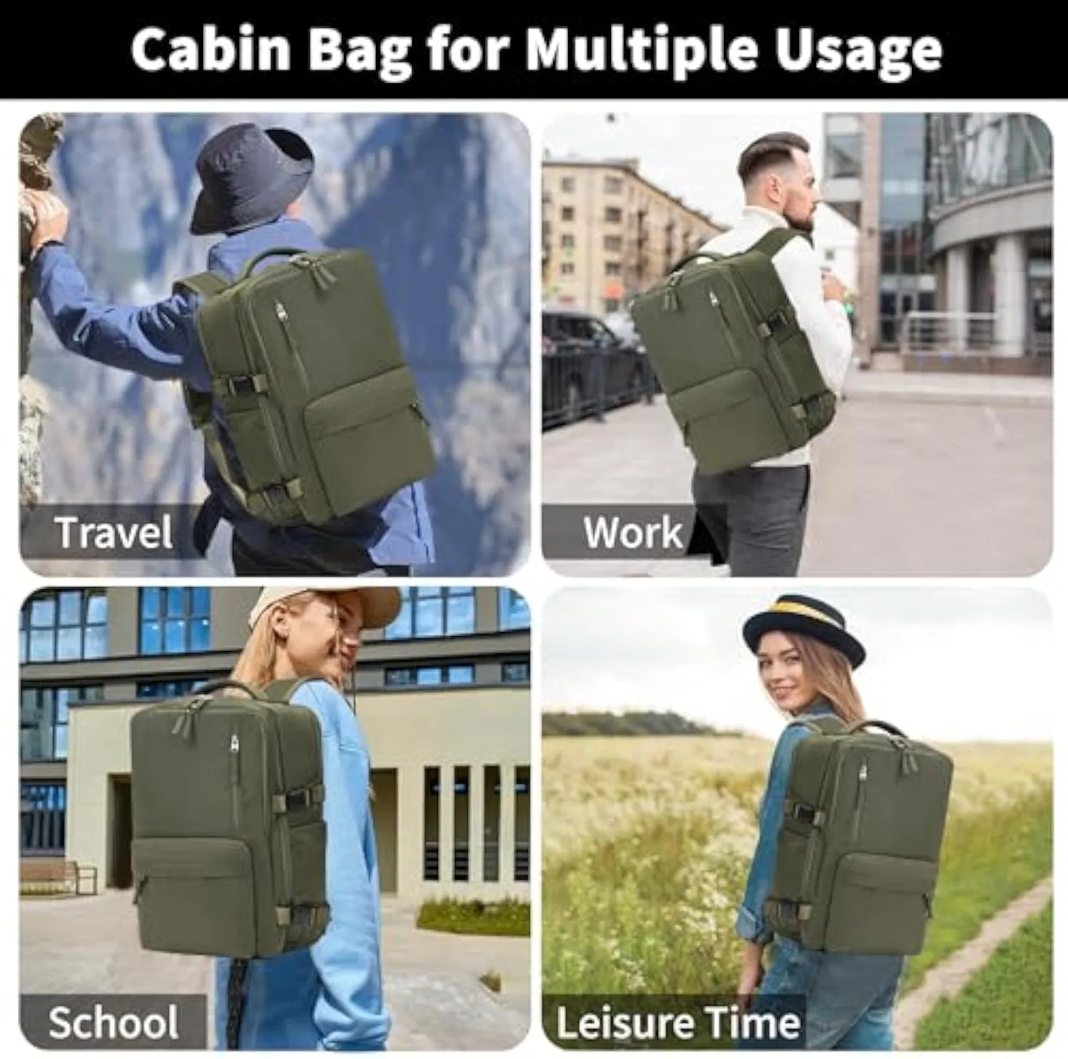 Versatile Underseat Casual Sports Backpack for Active Lifestyles and Commuting Multiple Outdoor Bag