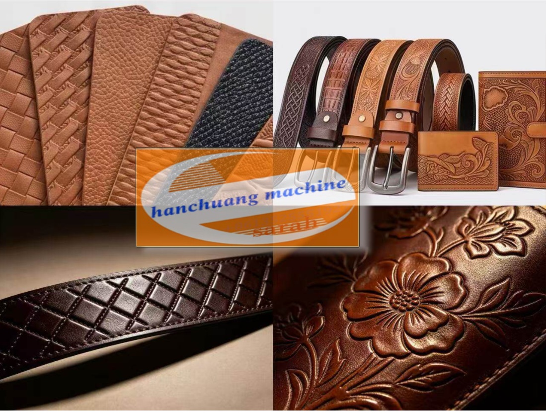 Leather Belt Embossing Machine Leather Belt Manufacturing Machinery for Belt Bags Shoes