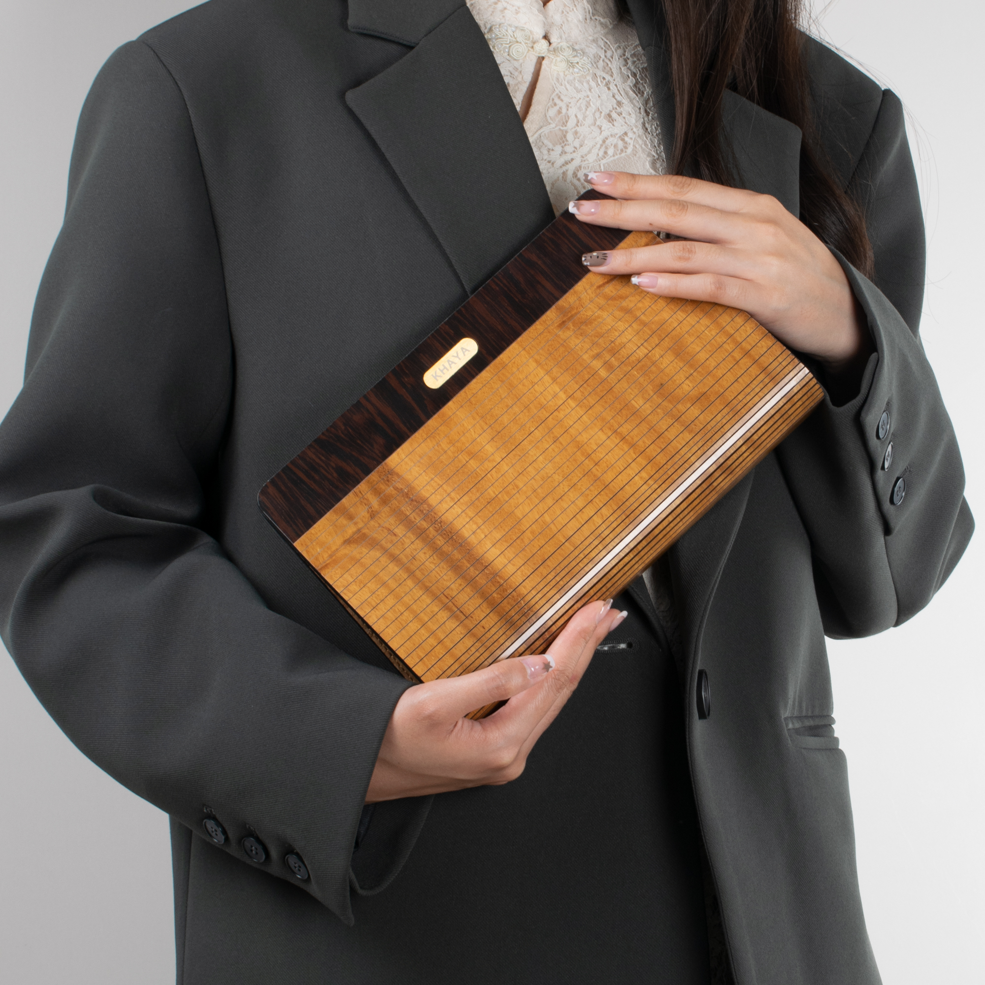 Customized Luxury Wooden Women's Handbags