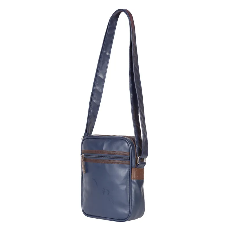 Vegan Leather Casula A5 Messenger Bag Shoulder Bag for Men Detailed View 1