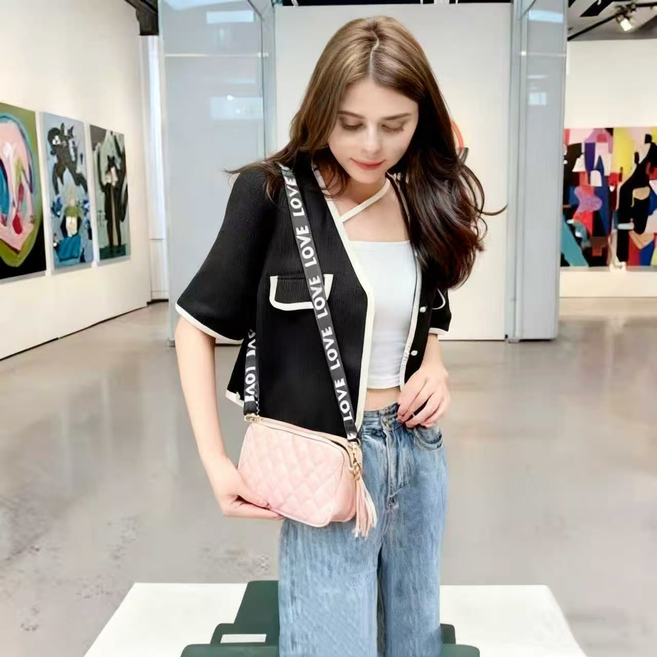 Hot Sale OEM Customizable Style Ladies Casual Handbag High Quality Luxury Zipper Crossbody Shoulder Cosmetic Bag with Low MOQ