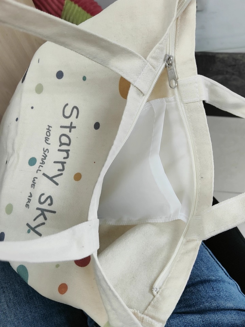 Best Selling Custom Canvas Tote Bag with Zipper Closure Fashion Canvas Bag Custom logo with logo Printed Canvas Crossbody Bag