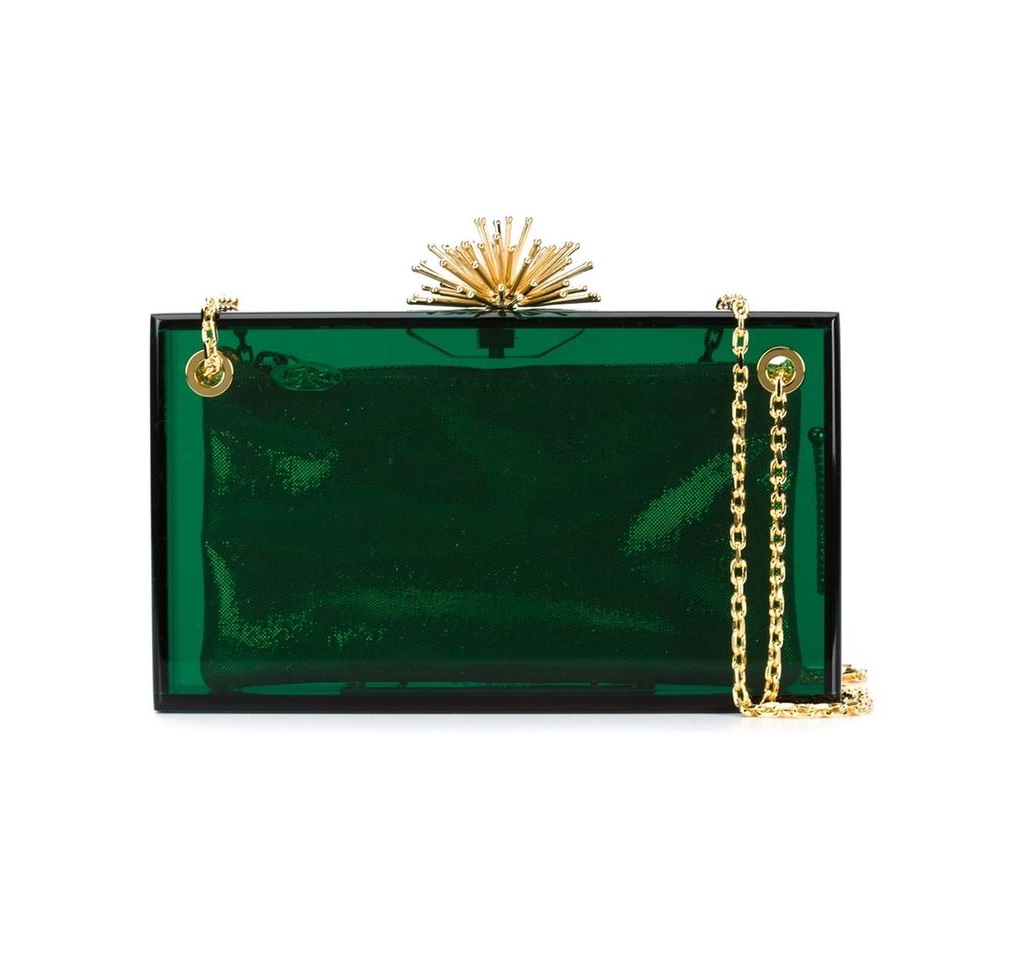 Amazing Green Resin Eco-Friendly Waterproof Vintage Clutch Evening Handbags for Women Wholesale Luxury Chain Strap 3L+ Capacity