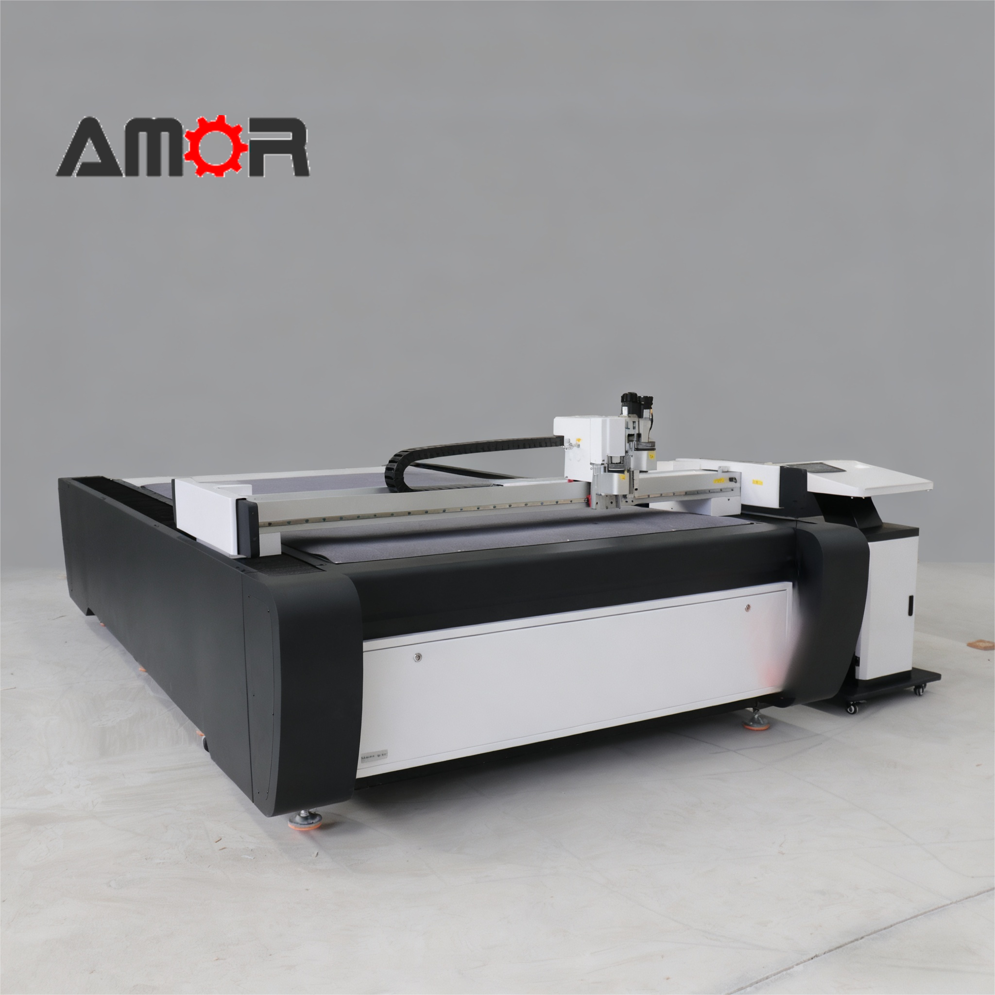 AMOR Automatic Leather Cutting Processing Machine Shoes Making Production Machinery Natural Leather Real Cutting Machine