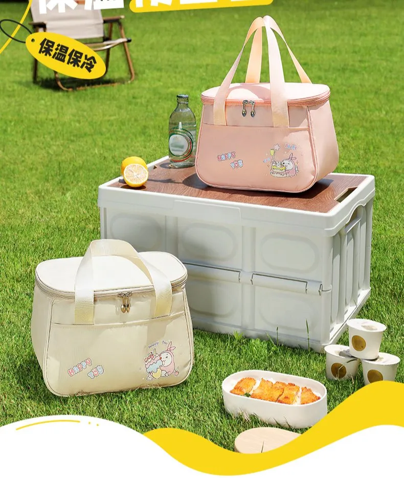Stylish Cartoon-Inspired Lunch Bag for Students and Professionals