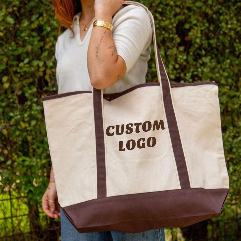 Oversize Bags Handbag Customizable Shopping Plain Cotton Blank Canvas Eco/Fabric Custom Tote Bag for Women