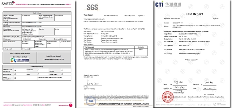 Certifications