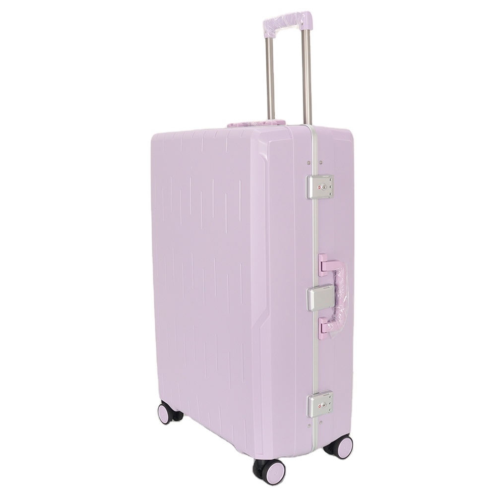 3-Piece PP Lock Luggage Bag Unbreakable Suitcase Set Zipless Polypropylene Suitcase Collection