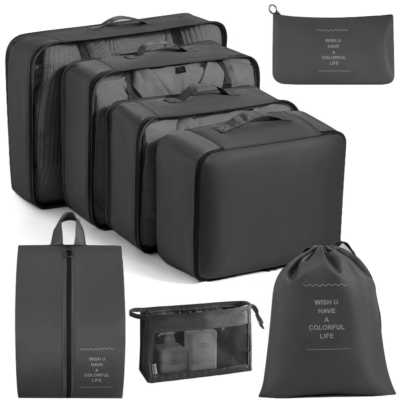 Factory Direct Toiletry Cosmetic Bag Collection Multi Style Large Capacity Waterproof Travel Set Drawstring Flat Storage Bag