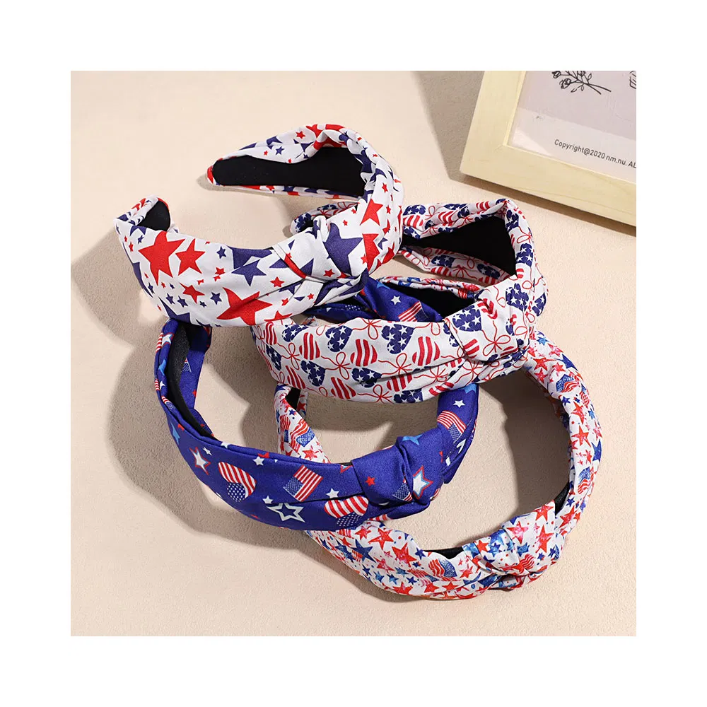 American Flag Hair Clip