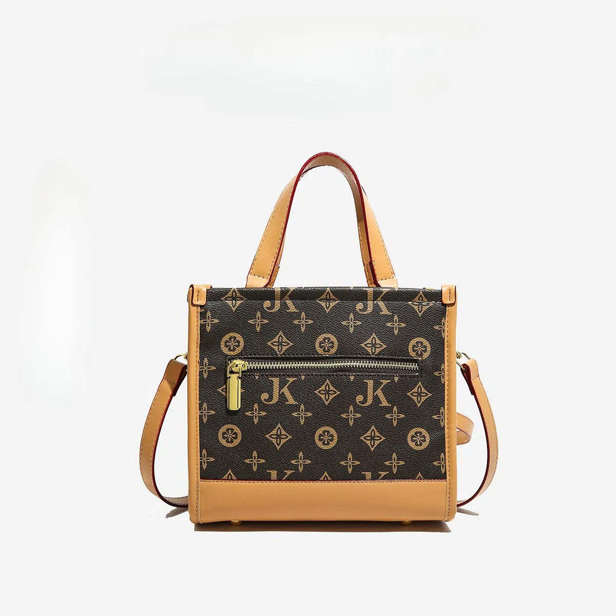 Classic Printed Leather Shoulder Bag Suitable for Formal and Daily Occasions