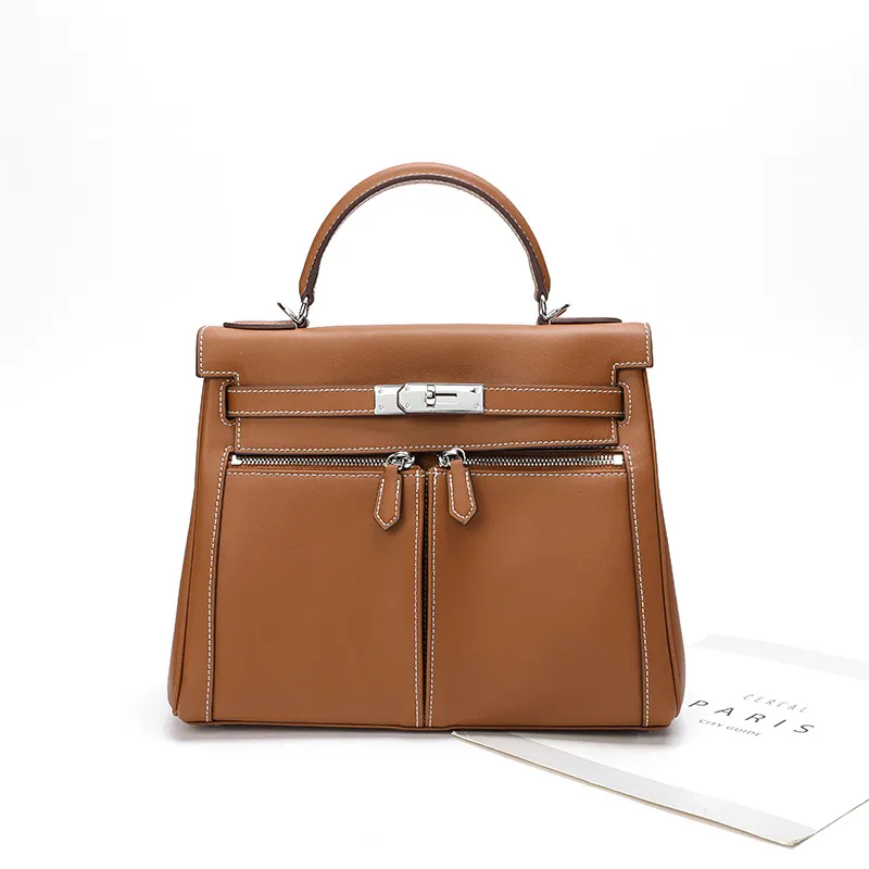 Emg7090 Ladies Logo Big Hand Crossbody Kelly Branded Bags Luxury Women Female Famous Brand Inspired Designer Bag