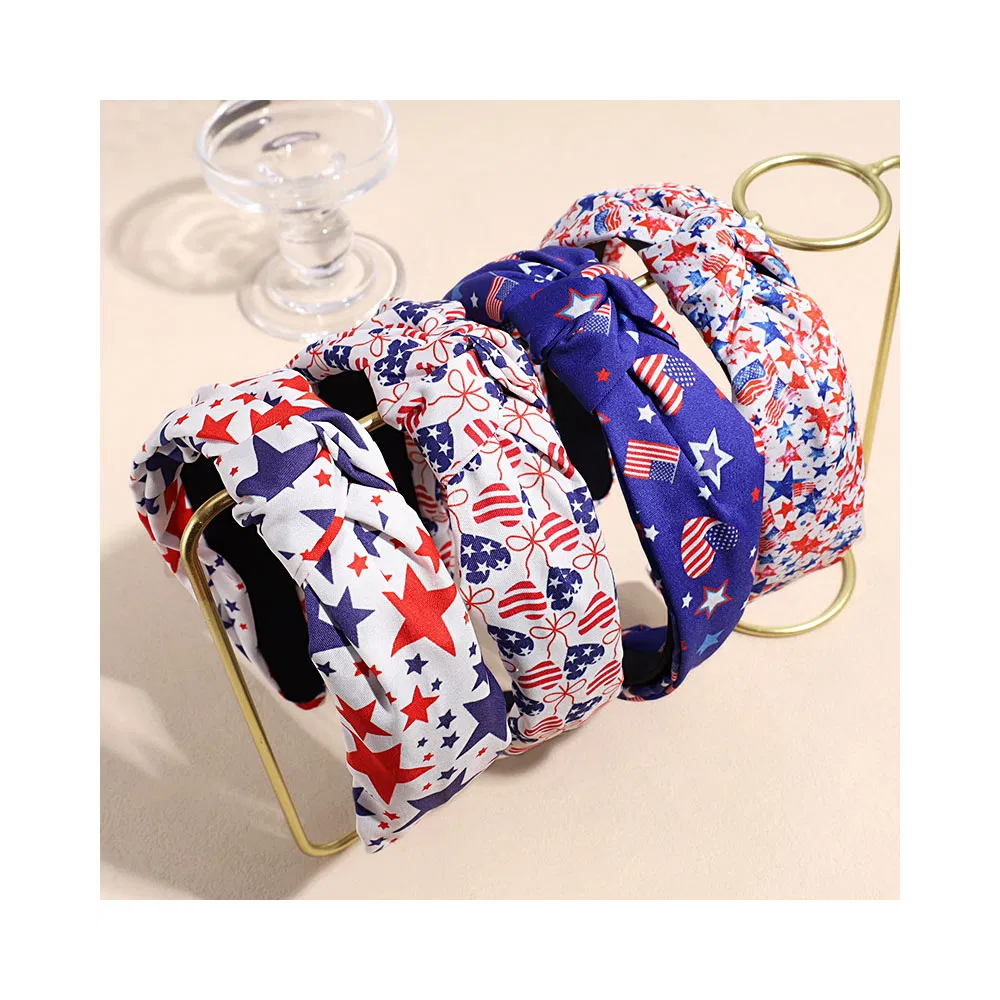 American Flag Hair Clip