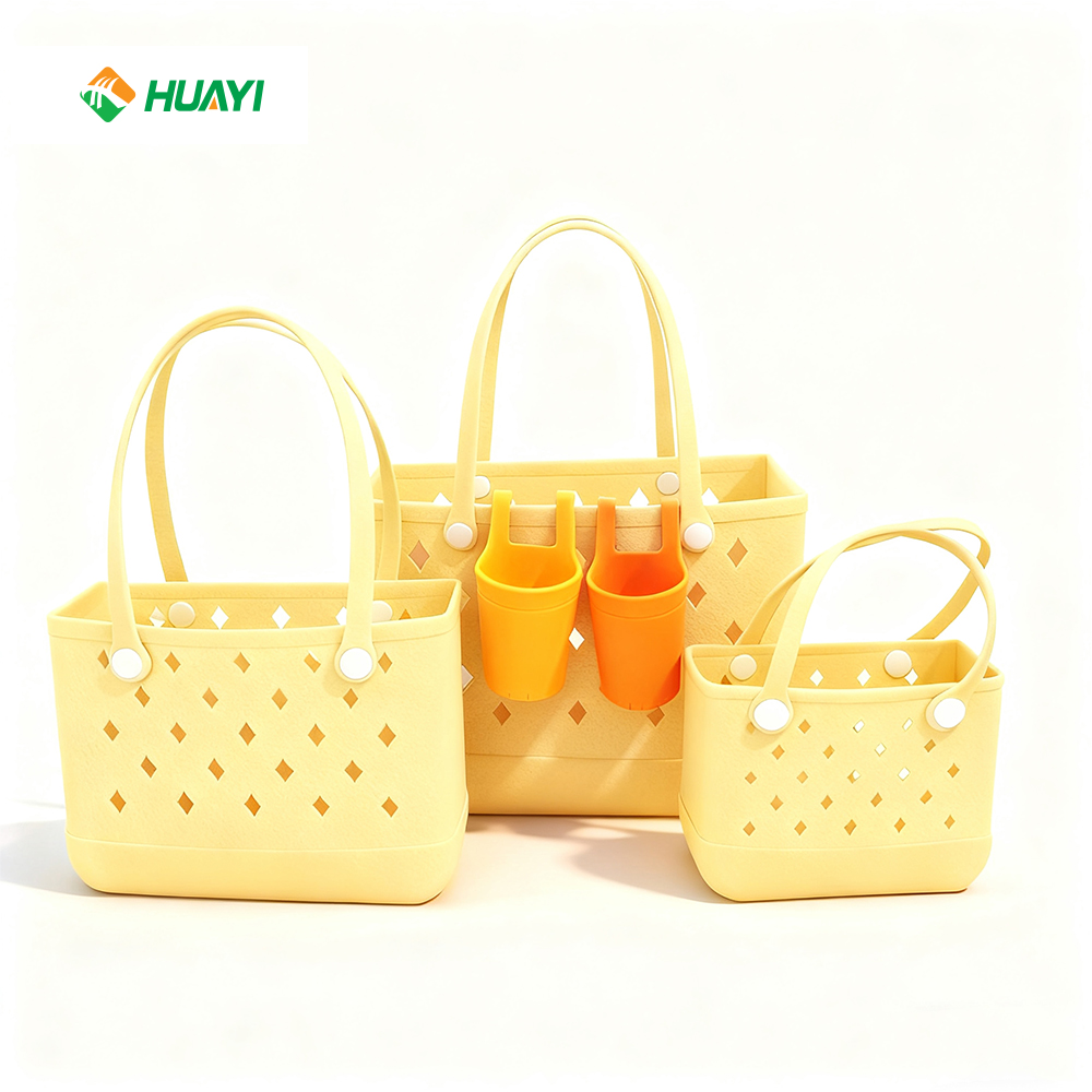 Huayi Tote Custom Tote Bag Manufacturers Fashion Shopping Bag for Beach Dropship Tote Eva Bag