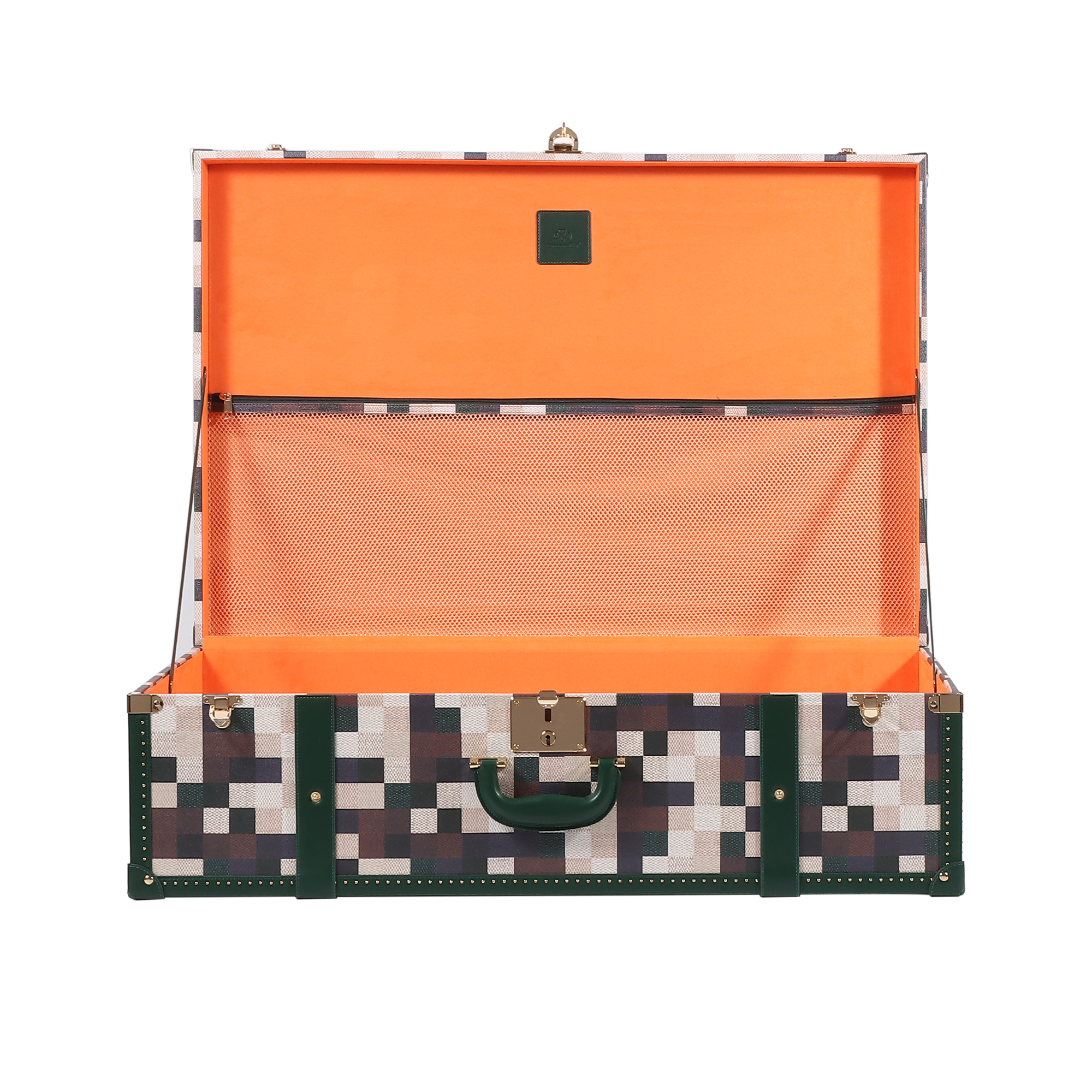 Custom Luxury Premium Durable Printed Waterproof PU Polyester Suitcases Extra Large Size Elegant Luggage Collection