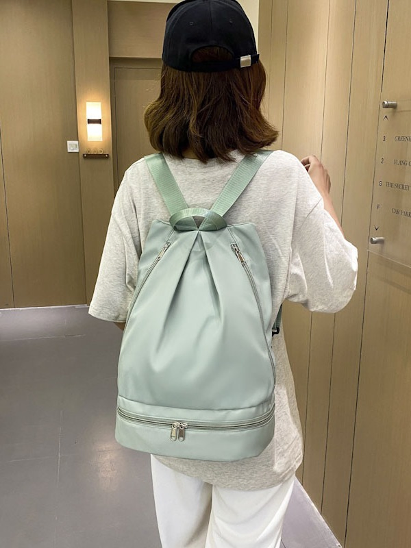Leisure Union Deal Women New Wet Dry Separation Swimming Bag Waterproof Beach Storage Backpack Sports Drawstring Bag