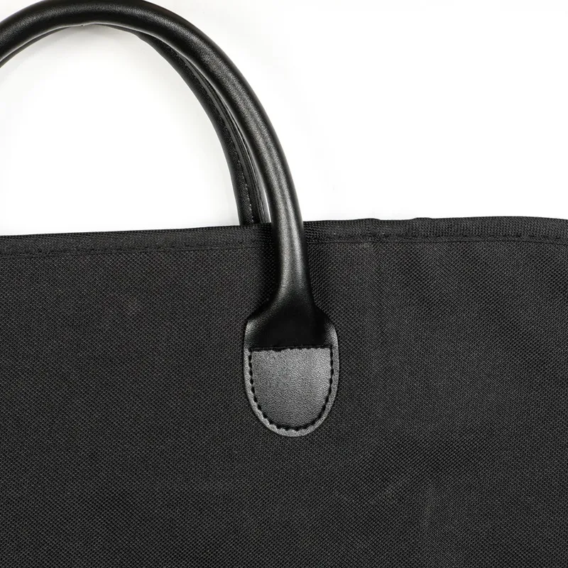 Premium Leather-Handled Business Suit Garment Bag for Professionals