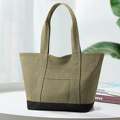Fashion Design Large Capacity Tote Suitable Shopping Dating Working Kinds of Occasions Wholesale Canvas Tote Bag Sustainable