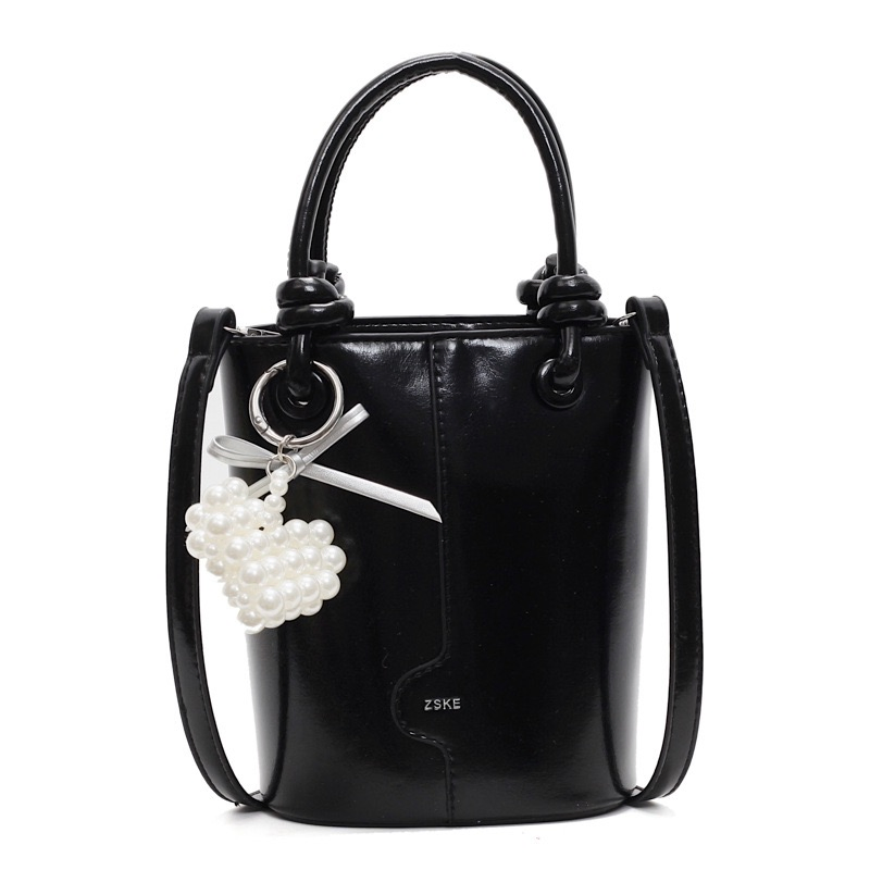 Mini Bucket Bag Minimalist All-Purpose Handbag Niche Western-Inspired One-Shoulder Messenger Bag