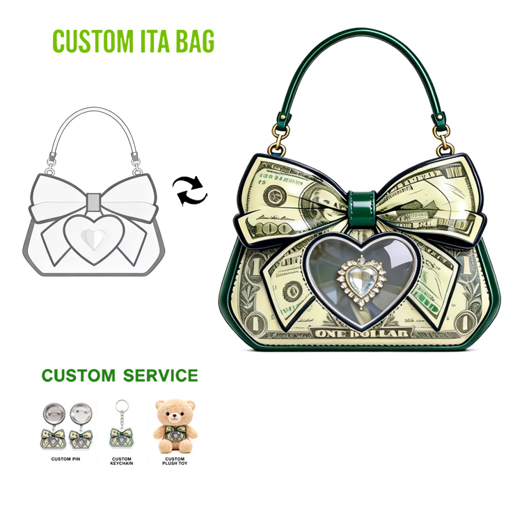 Custom Ita Bag Handbag OEM ODM Design Your Own Purse Personalized Backpack Tote Bag Manufacturer