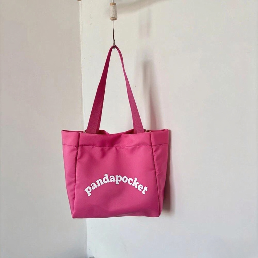 Handmade Customizable Eco-Friendly CE/ISO Certified Women's Oxford Canvas Tote Bags Zipper Fashion Accessory Custom Letter