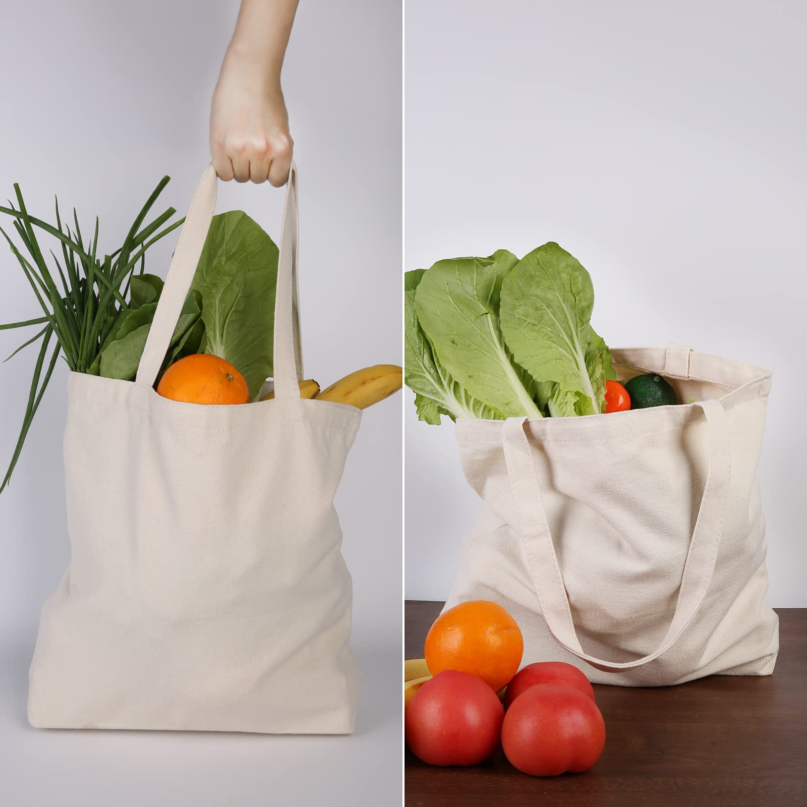 High Quality Custom Size Organic Folding Cotton Canvas Tote Bag-Women's Reusable Fashionable Shopping Bag with Customized Logo