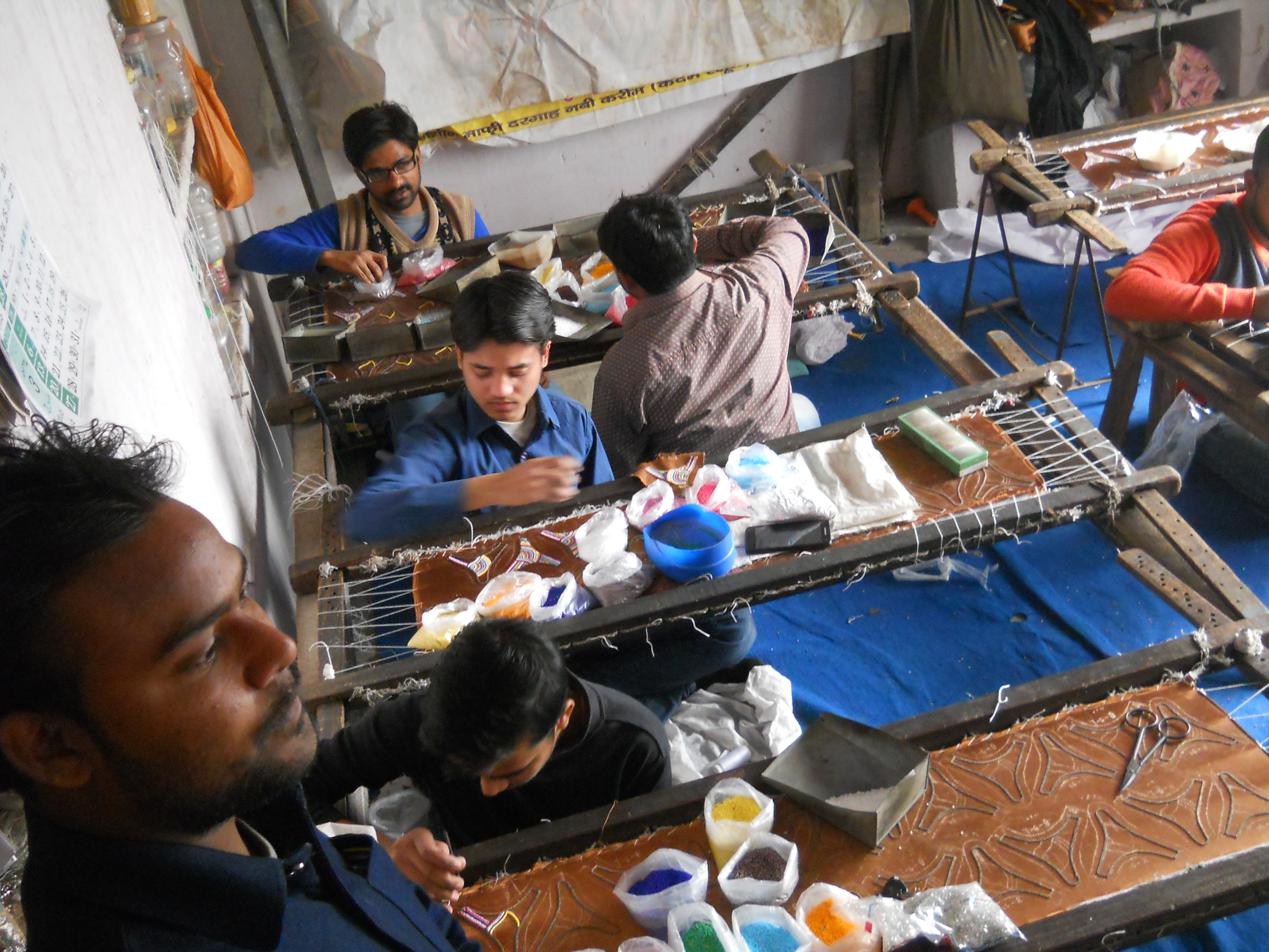 Handcraft designer working table
